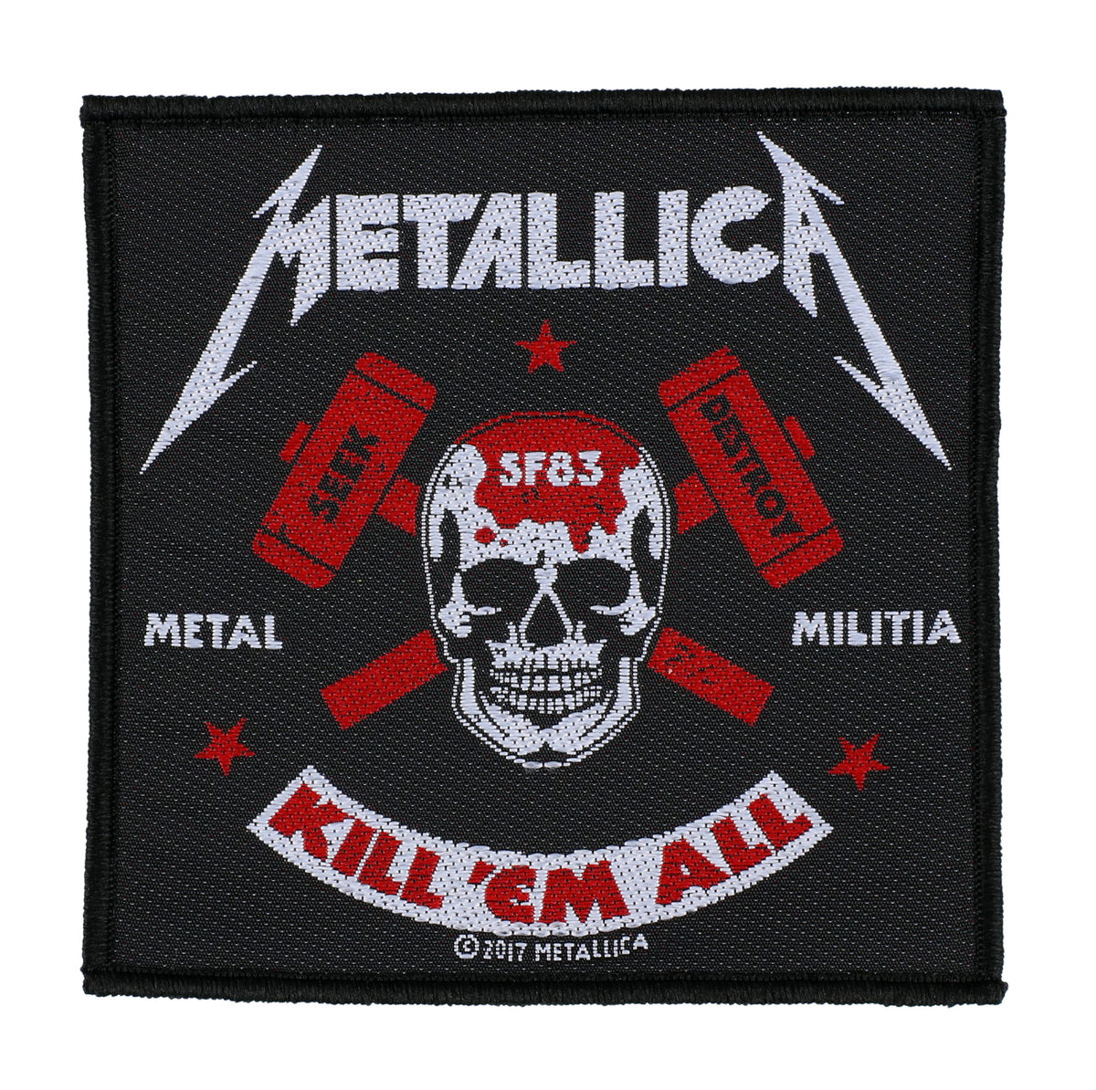 Petic METALLICA - METAL MILITIA - RAZAMATAZ