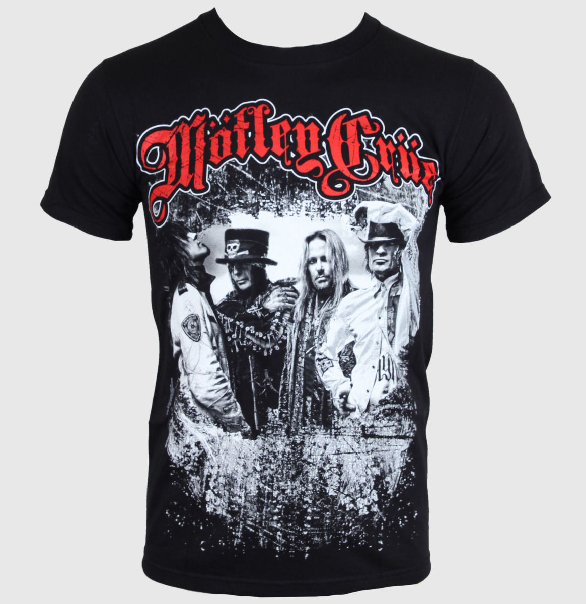 tricou stil metal bărbați Mötley Crüe - Greatest Hits Bandshot - ROCK OFF - MOTTEE06MB M