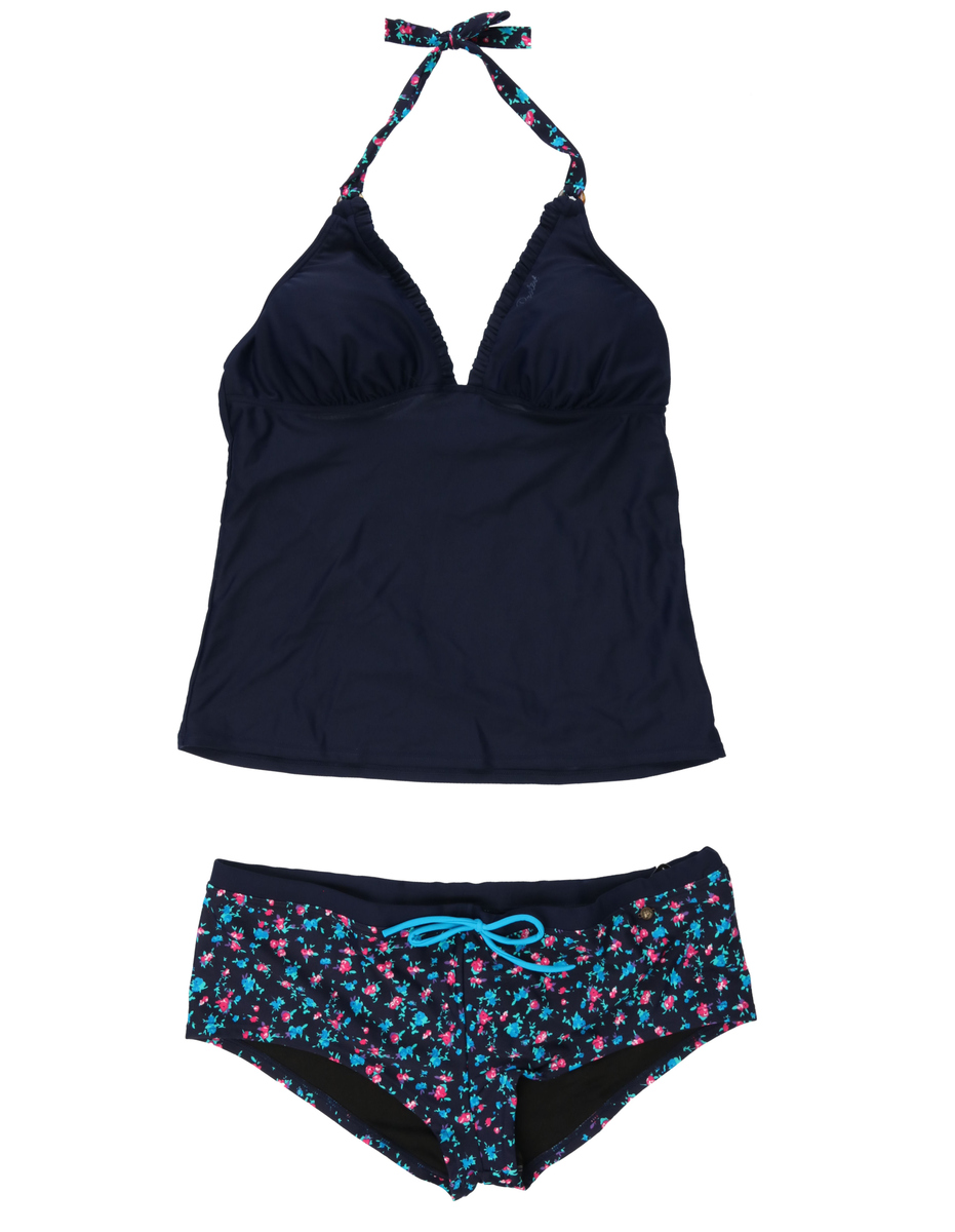 Costum de baie pentru femei (tankini) PROTEST - Chestys - Ocean Green XXL