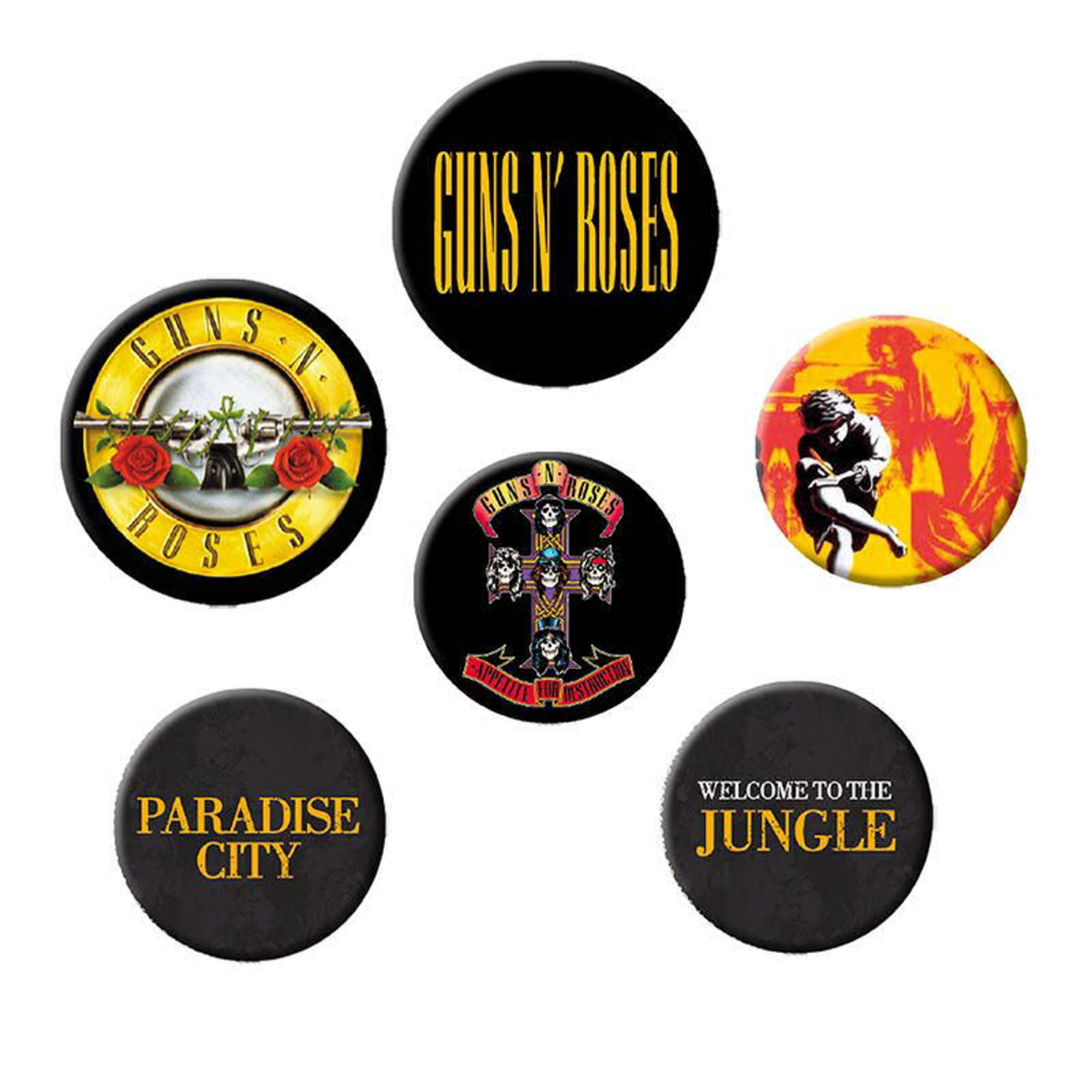 clătite Guns N' Roses - Versuri și logo-uri - GB posters