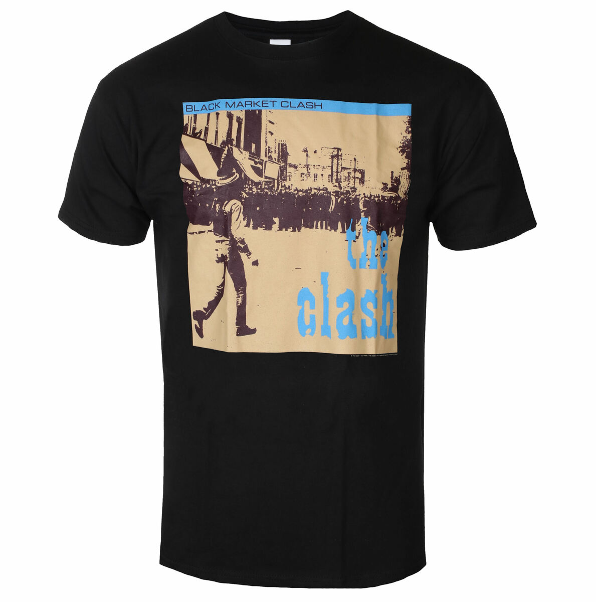 tricou stil metal bărbați Clash - Black Market BLACK - ROCK OFF - CLTS11MB S