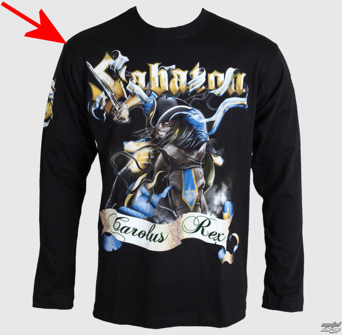 tricou stil metal bărbați Sabaton - Carolus Rex - CARTON - MY751B XS