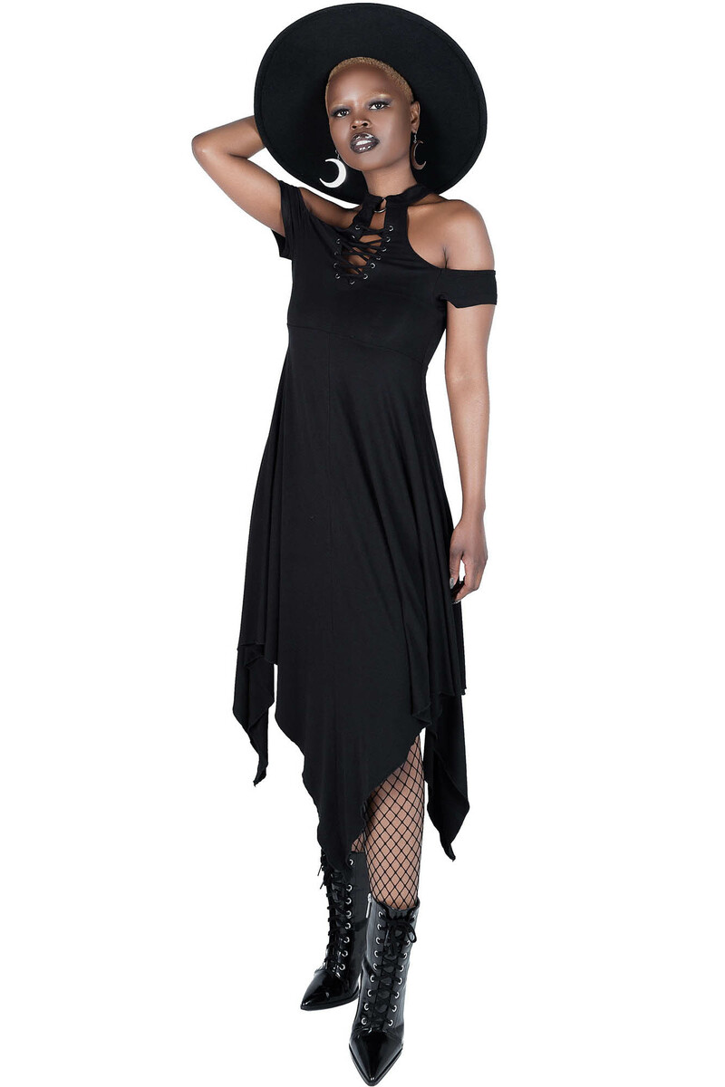 Rochie Pentru Femei KILLSTAR - Mysterious Soul - Negru XXL