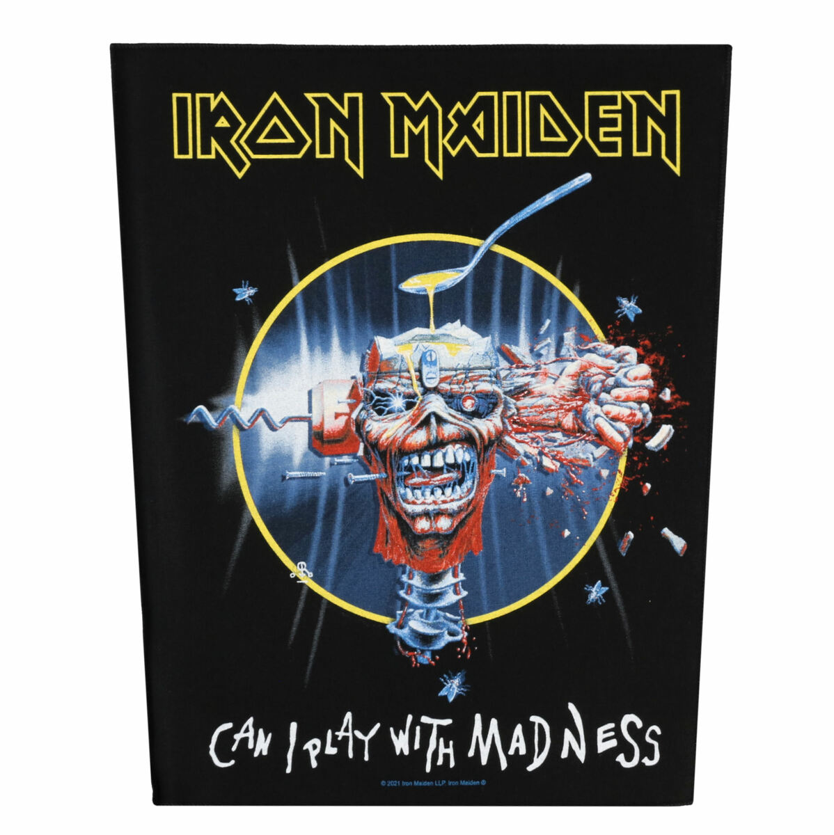 broderie de dimensiune mare IRON MAIDEN - CAN I PLAY WITH MADNESS - RAZAMATAZ