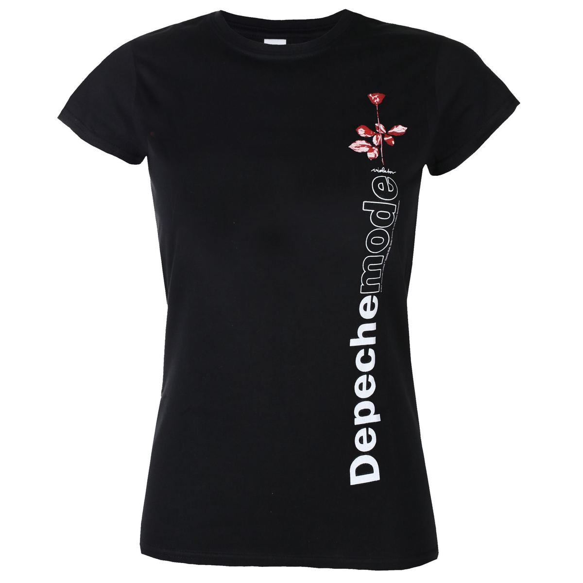 tricou stil metal femei Depeche Mode - VIOLATOR SIDE ROSE - PLASTIC HEAD - RTDMO007G DEPMTS02LB XL