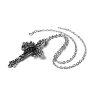 Colier ALCHEMY GOTHIC - Crucea lui Baphomet, ALCHEMY GOTHIC